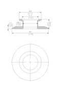 End Cap Reducer | Tri Clamp 4 in. x KF40 - SS304 / 3A