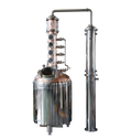 Commercial Distillery Equipment Copper Reflux Column Still with CIP