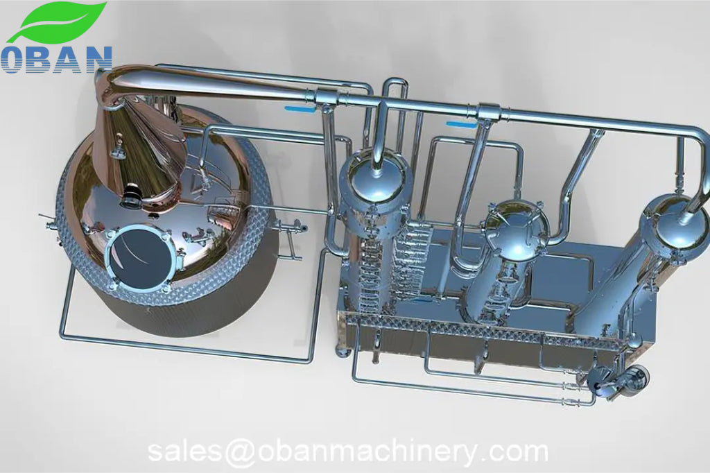 Brandy Gin Whiskey Still Distillery Equipment 1000L (250Gallon)