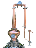 4" Copper Pot Still Column for Whiskey, Tequila, Brandy and Rum
