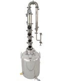 4 inch 4 Plates Stainless Steel Reflux Column / Flute Column