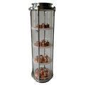 4" Glass Alcohol Distillation Column with Copper Bubble Plates
