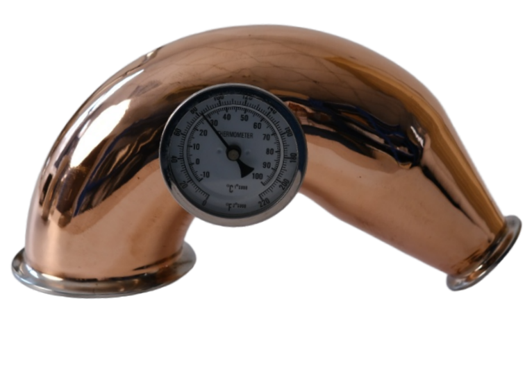 4 inch to 2 inch Copper Lyne Arm 135 Degrees