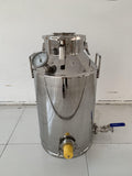 50Lt（13Ga）Stainless Steel Non Jacket Boiler / Milk Can Boiler - OakStills