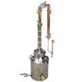 Copper Still 2 inch Reflux Column with Stainless Boiler