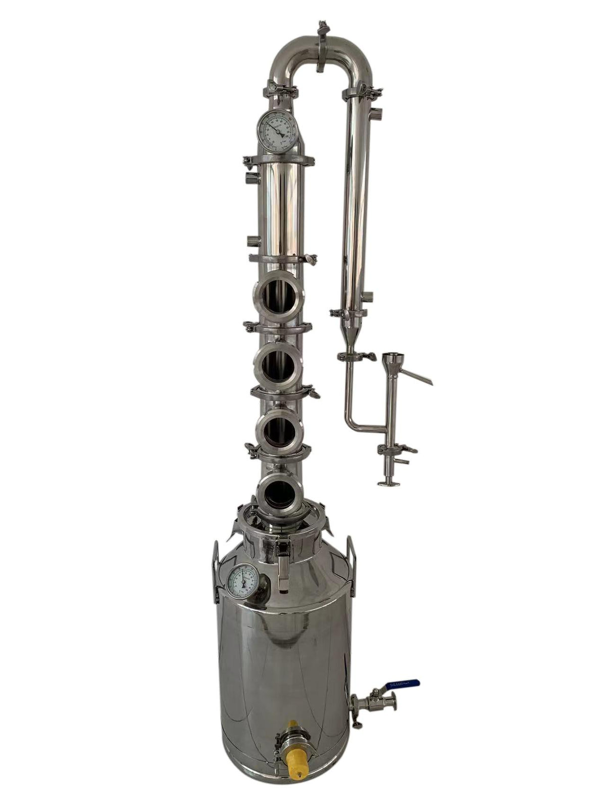 50Lt 4 inch 4 Plates Stainless Steel Reflux Still