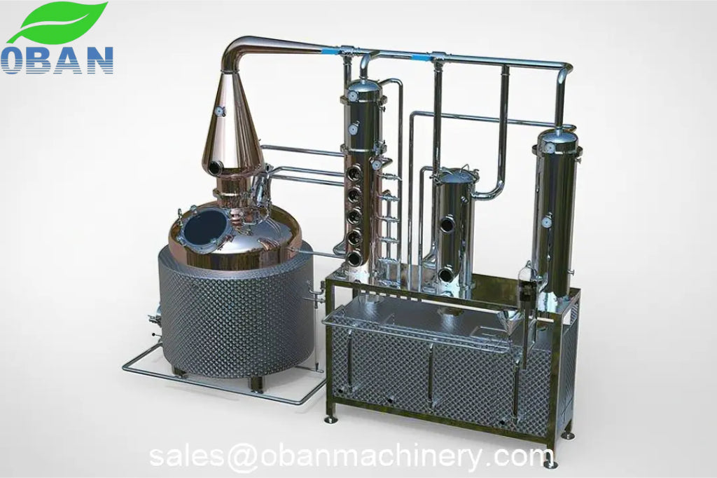 Brandy Gin Whiskey Still Distillery Equipment 1000L (250Gallon)
