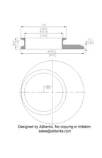 Eccentric End Cap Reducer | Tri Clamp 6 in. x 4 in. - SS304 / 3A