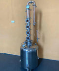 26 Gallon / 100L Copper Reflux Still with 4" Copper Flute Column