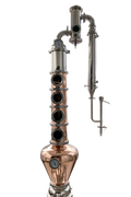 6" Copper Still Reflux Column with Gin Basket