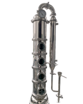 6" Stainless Moonshine Flute Still Reflux Distillation Column
