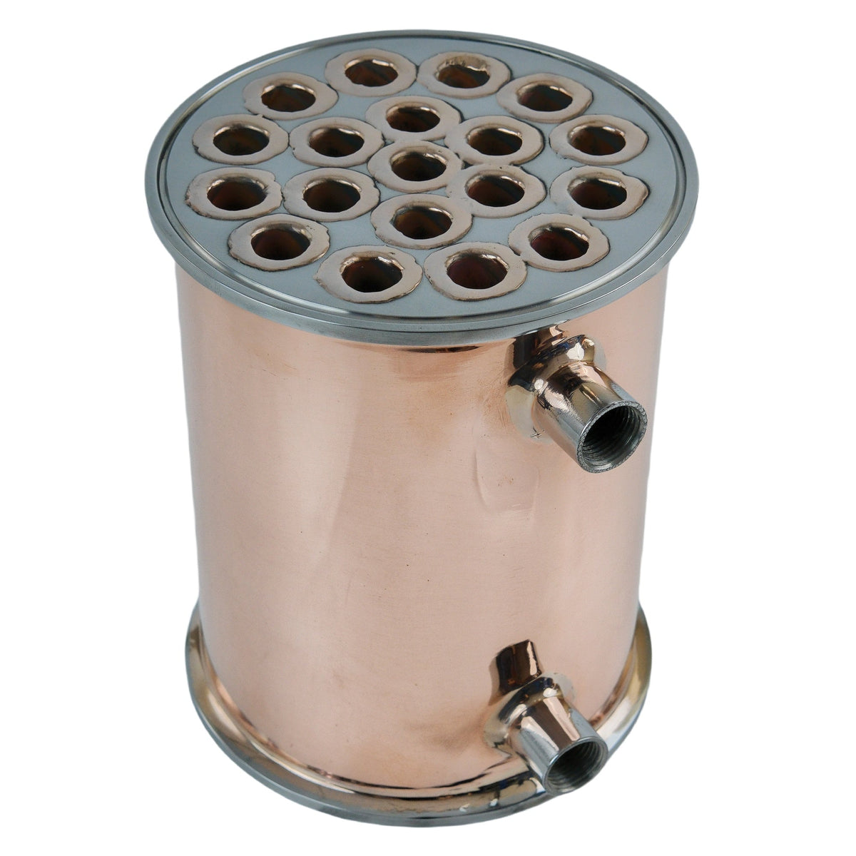 6" Copper Dephlegmator for Moonshine Reflux Still Column