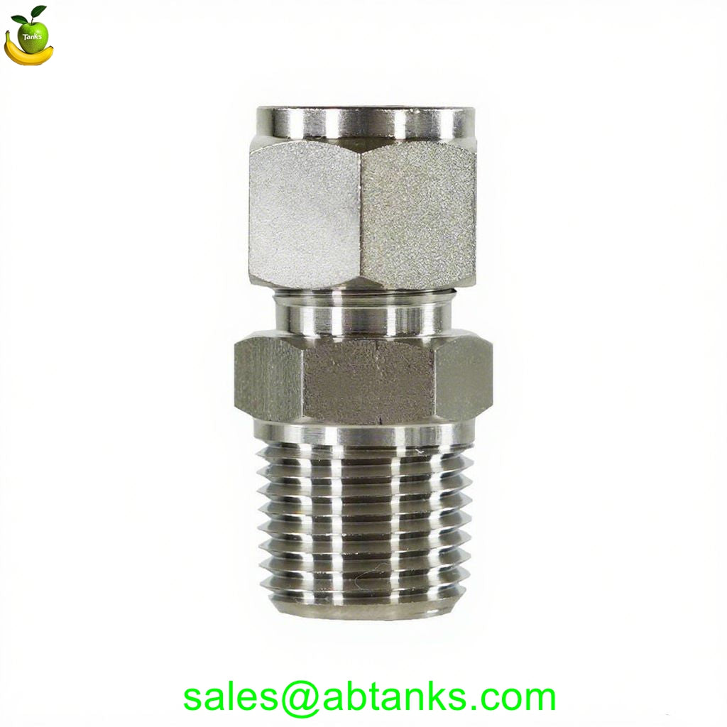 ABLOK Compression Female Tube to MNPT Connector