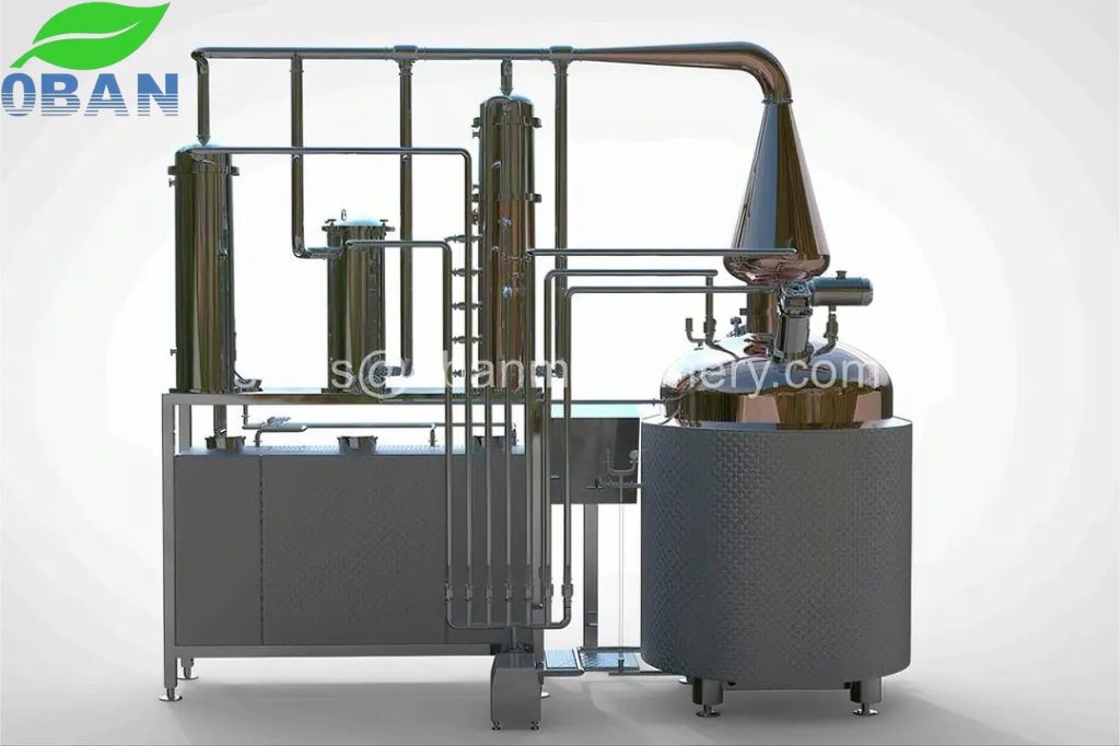 Brandy Gin Whiskey Still Distillery Equipment 1200L (300Gallons)