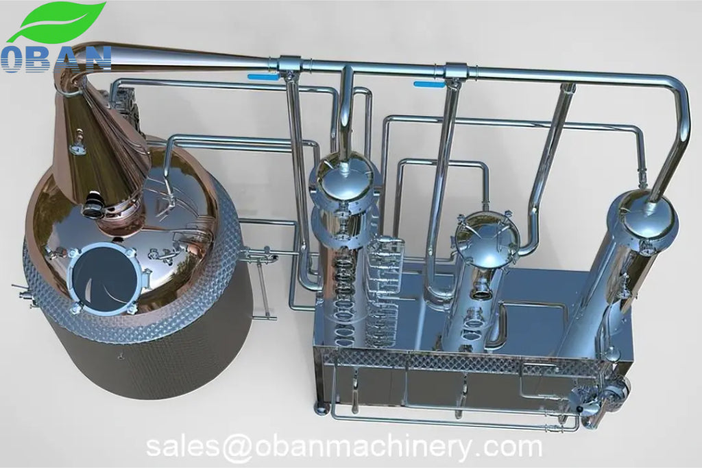 Brandy Gin Whiskey Still Distillery Equipment 800L (200Gallon)