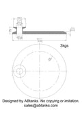Eccentric End Cap Reducer | Tri Clamp 8 in. x 1 in. - SS304 / 3A