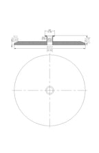 End Cap Reducer | Tri Clamp 8 in. x KF16. - SS304 / 3A