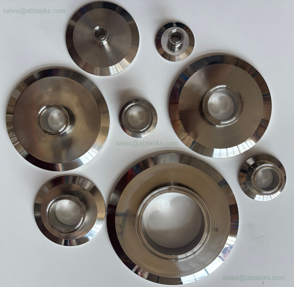 End Cap Reducer | Tri Clamp 1 in. x 0.75 in. - SS304 / 3A