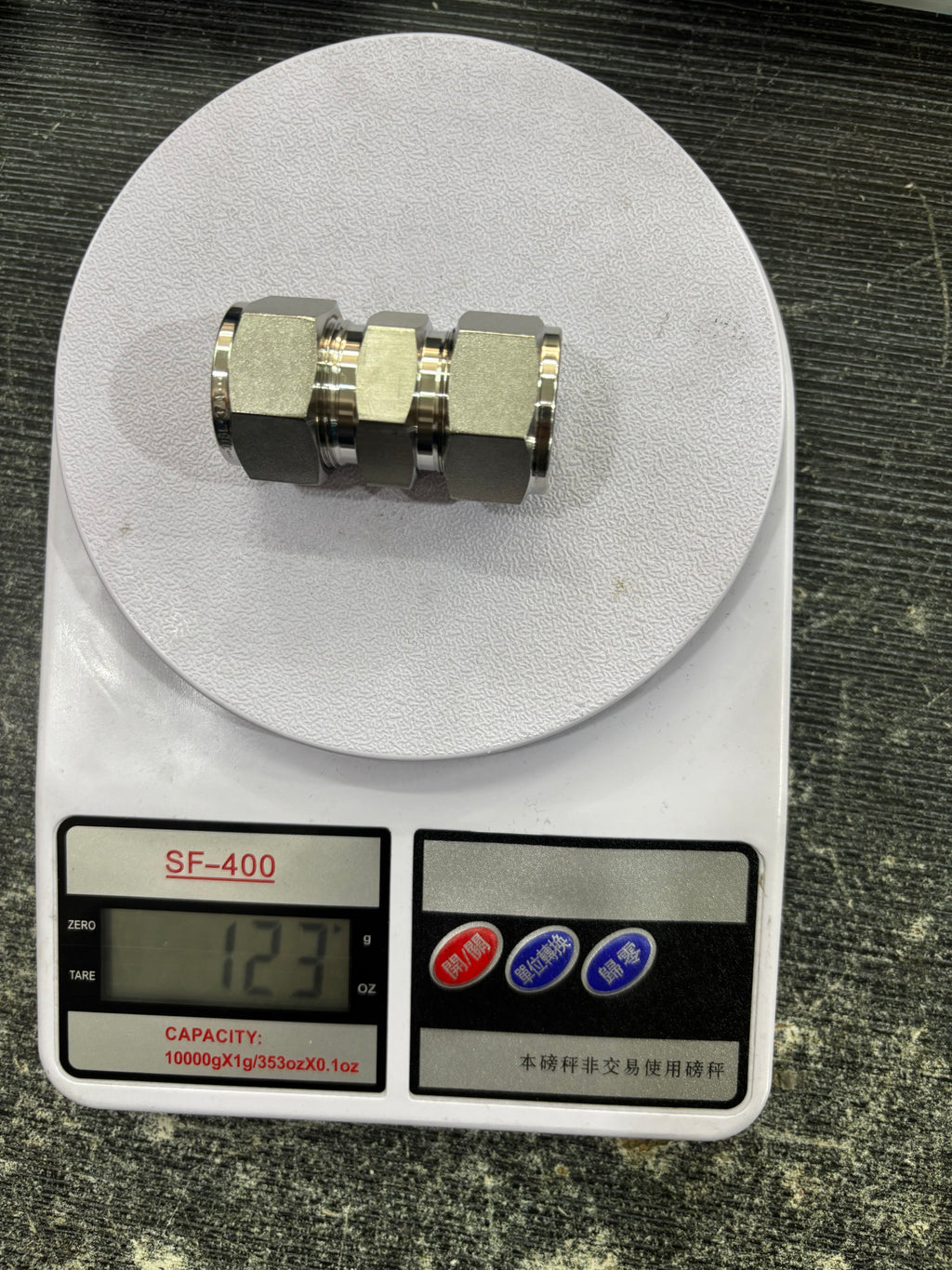 Tube Fittings and Adapters — Unions — Straights