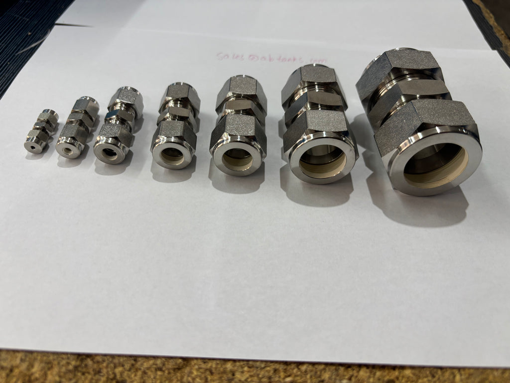 Tube Fittings and Adapters — Unions — Straights