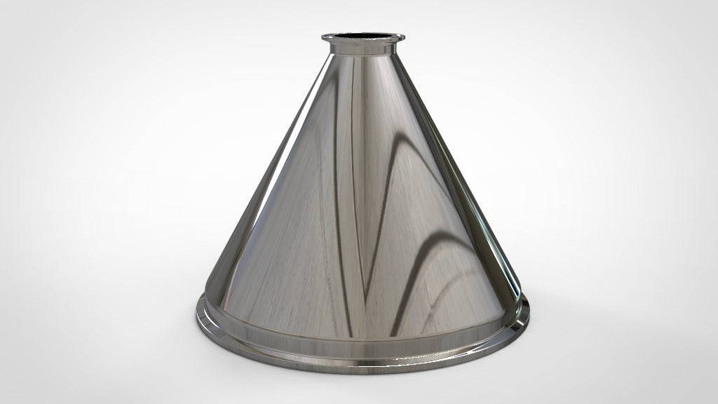 Concentric Reducer | Tri Clamp 10 in. x 2 in. - SS304 / 3A