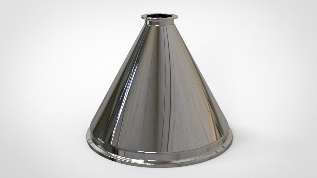 Concentric Reducer | Tri Clamp 10 in. x 2 in. - SS304 / 3A