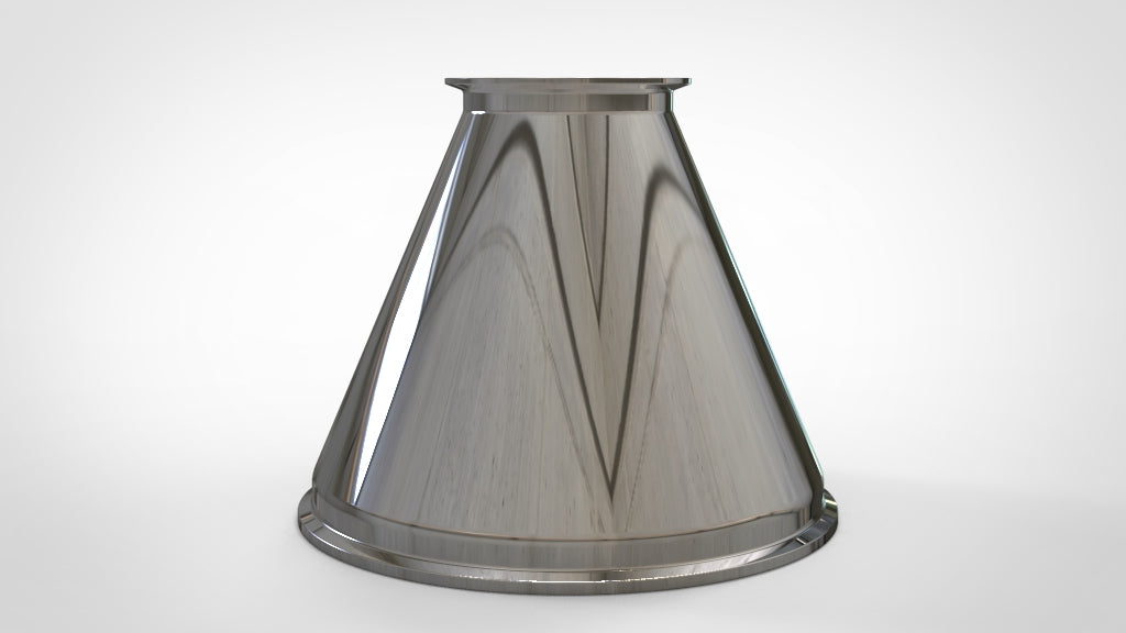 Concentric Reducer | Tri Clamp 10 in. x 6 in. - SS304 / 3A