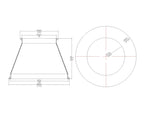Concentric Reducer | Tri Clamp 10 in. x 6 in. - SS304 / 3A
