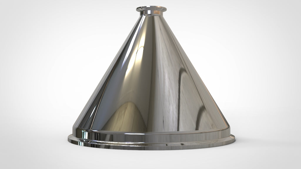 Concentric Reducer | Tri Clamp 12 in. x 2 in. - SS304 / 3A
