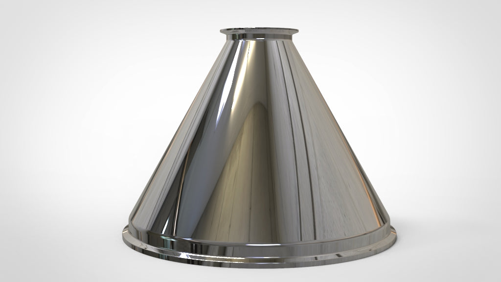 Concentric Reducer | Tri Clamp 12 in. x 3 in. - SS304 / 3A