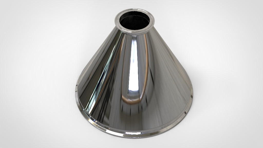 Concentric Reducer | Tri Clamp 12 in. x 3 in. - SS304 / 3A