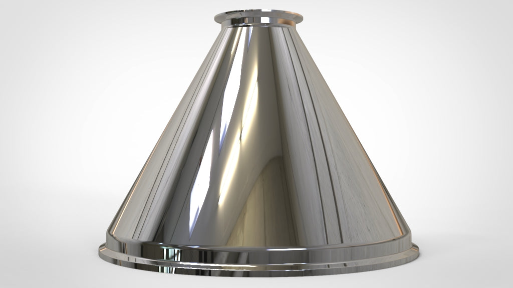 Concentric Reducer | Tri Clamp 12 in. x 3 in. - SS304 / 3A