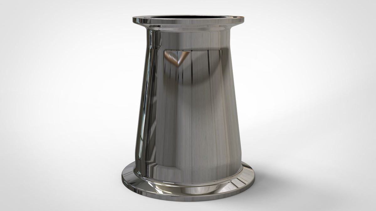 Concentric Reducer | Tri Clamp 2 in. x 1.5 in. - SS304 / 3A