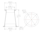 Concentric Reducer | Tri Clamp 2 in. x 1.5 in. - SS304 / 3A