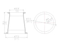 Concentric Reducer | Tri Clamp 2.5 in. x 2 in. - SS304 / 3A