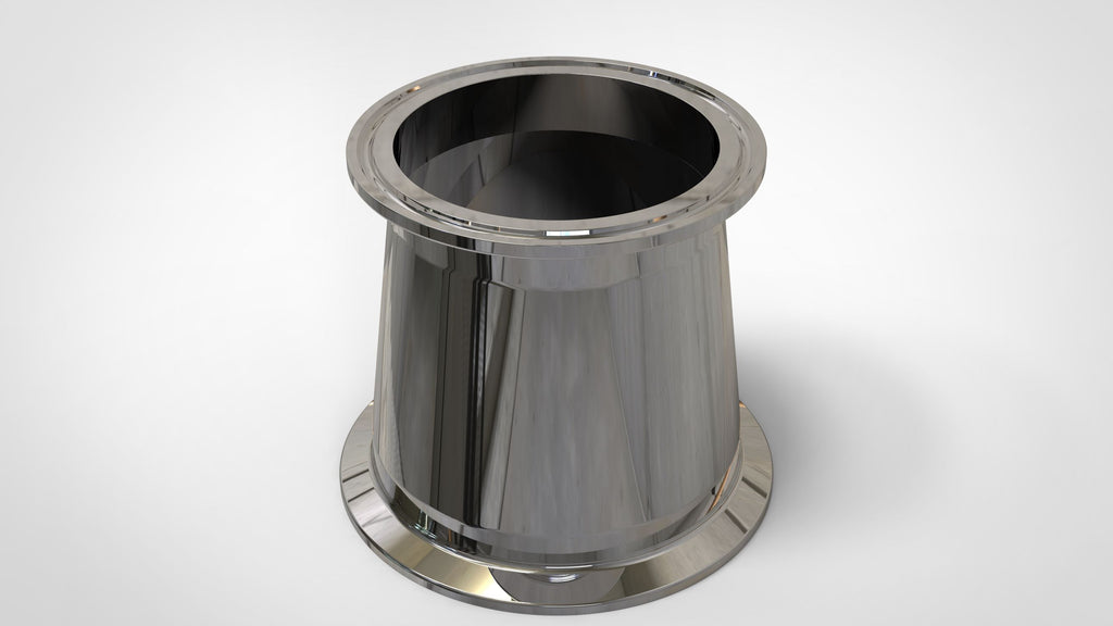 Concentric Reducer | Tri Clamp 3 in. x 2.5 in. - SS304 / 3A