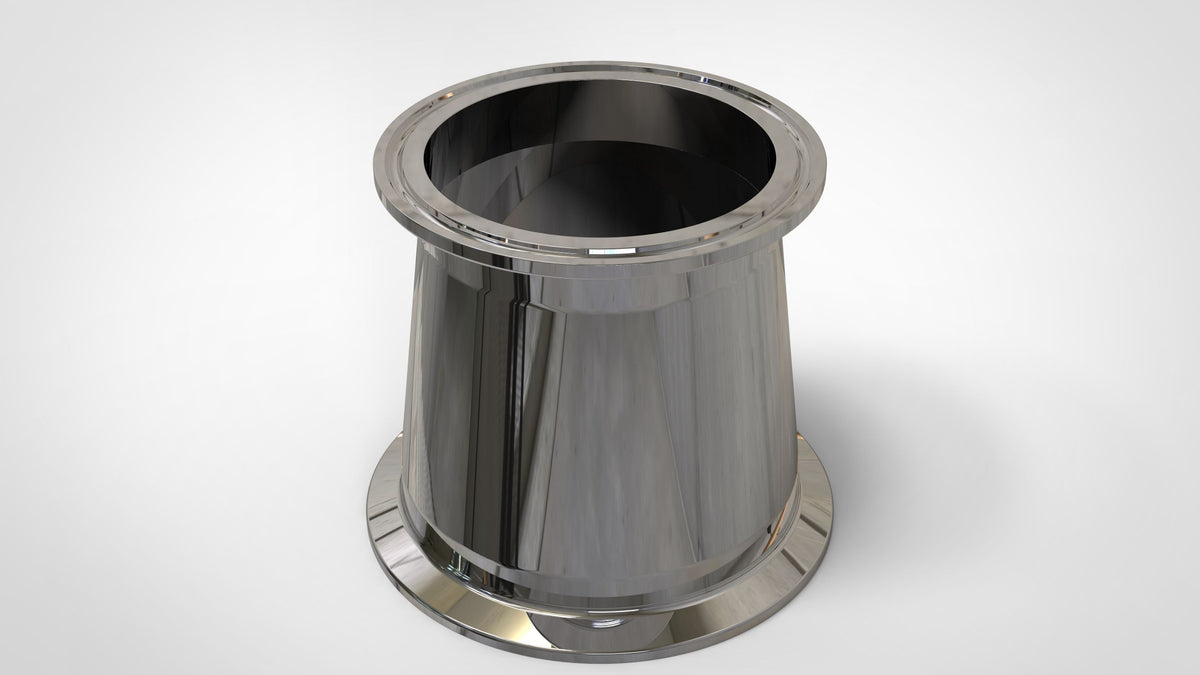 Concentric Reducer | Tri Clamp 3 in. x 2.5 in. - SS304 / 3A