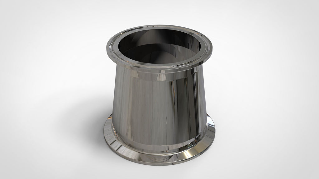Concentric Reducer | Tri Clamp 3 in. x 2.5 in. - SS304 / 3A
