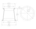 Concentric Reducer | Tri Clamp 3 in. x 2.5 in. - SS304 / 3A