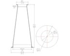 Concentric Reducer | Tri Clamp 4 in. x 2 in. - SS304 / 3A