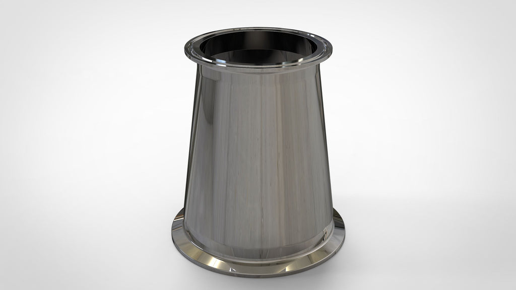 Concentric Reducer | Tri Clamp 4 in. x 3 in. - SS304 / 3A
