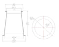 Concentric Reducer | Tri Clamp 4 in. x 3 in. - SS304 / 3A