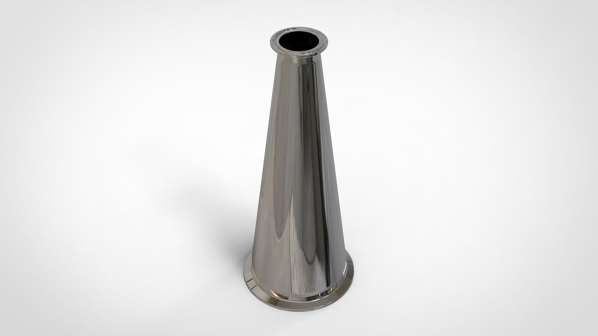 Concentric Reducer | Tri Clamp 4 in. x 1.5 in. - SS304 / 3A