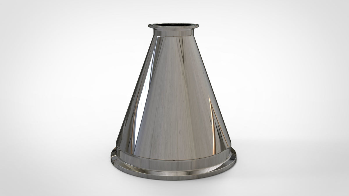 Concentric Reducer | Tri Clamp 6 in. x 2 in. - SS304 / 3A