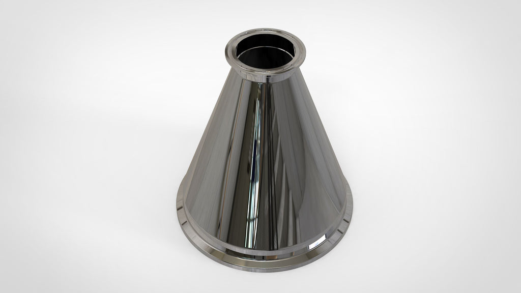 Concentric Reducer | Tri Clamp 6 in. x 2 in. - SS304 / 3A