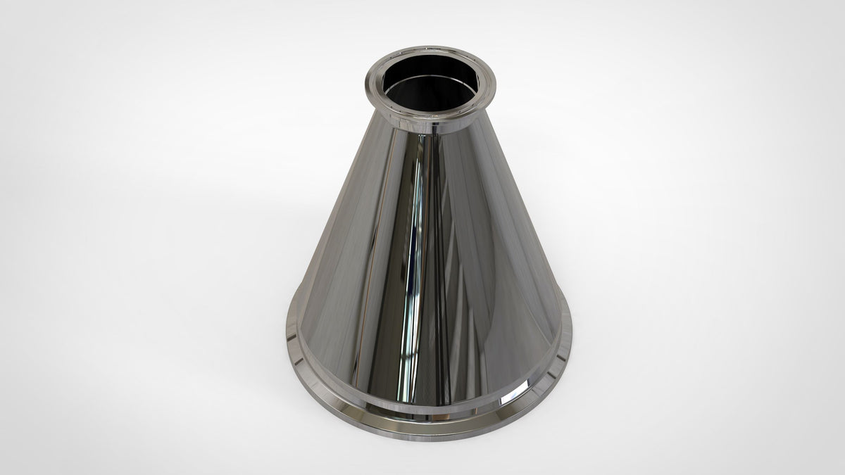 Concentric Reducer | Tri Clamp 6 in. x 2 in. - SS304 / 3A