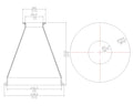 Concentric Reducer | Tri Clamp 6 in. x 2 in. - SS304 / 3A