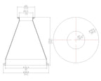Concentric Reducer | Tri Clamp 6 in. x 2 in. - SS304 / 3A
