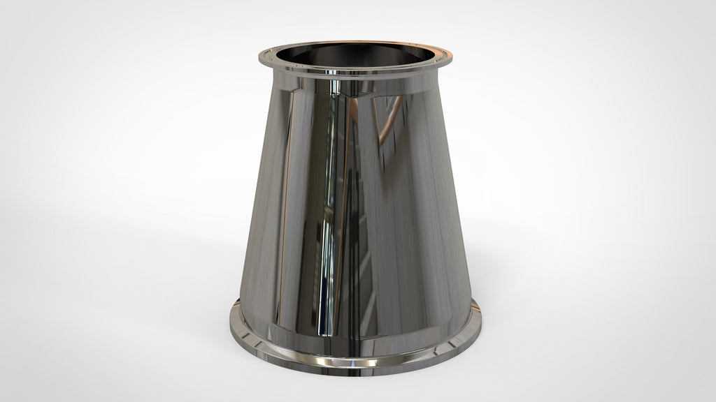 Concentric Reducer | Tri Clamp 6 in. x 4 in. - SS304 / 3A