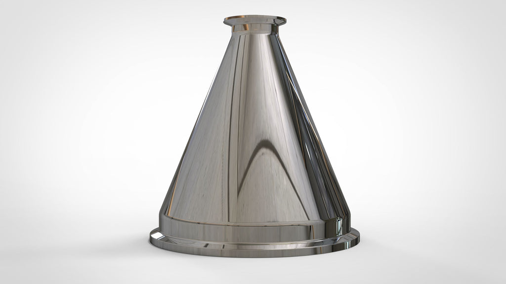 Concentric Reducer | Tri Clamp 6 in. x 1.5 in. - SS304 / 3A